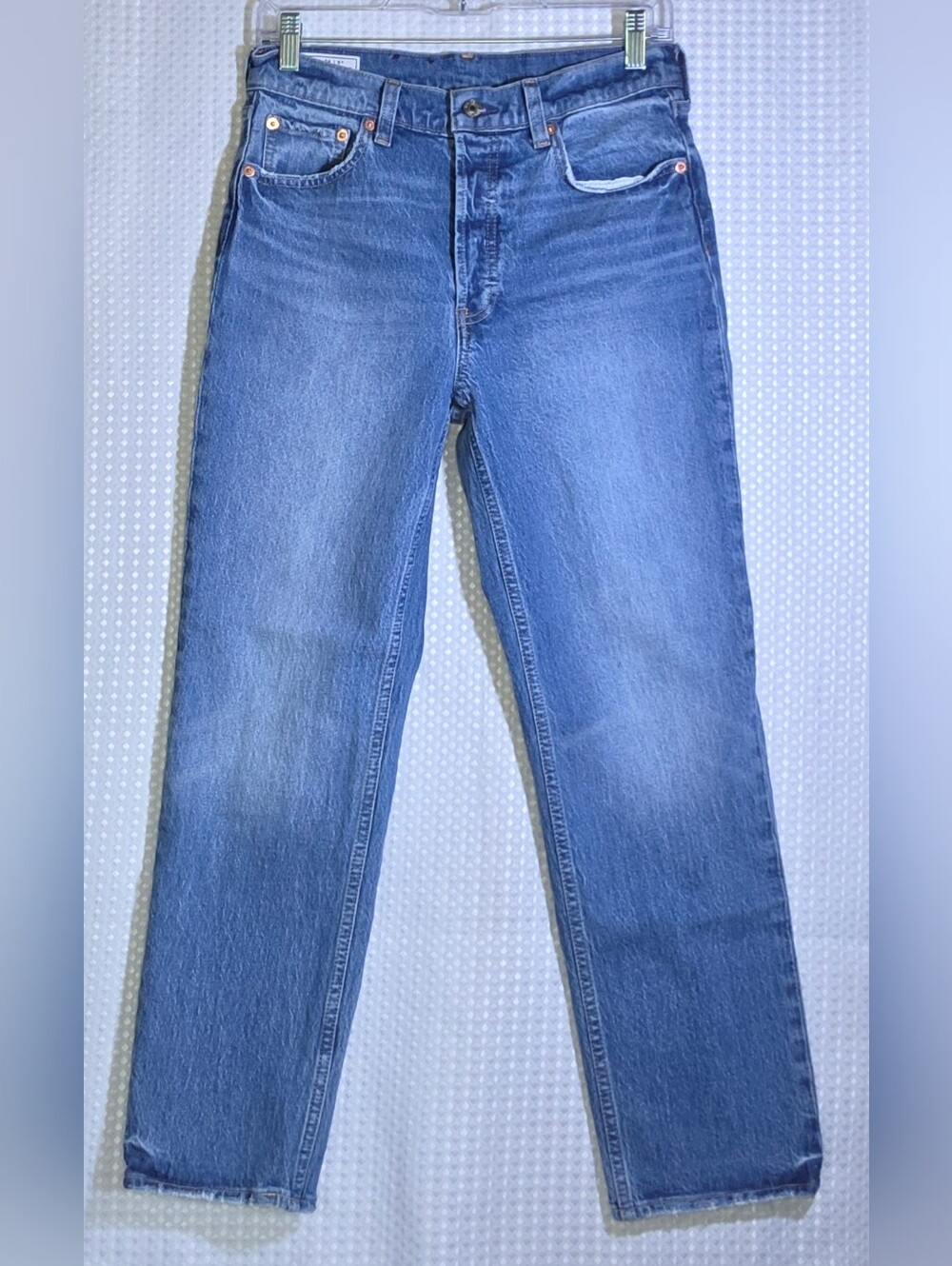Gap Cheeky Straight High Rise Jeans Medium Wash Size 28/6R - Picture 7 of 13
